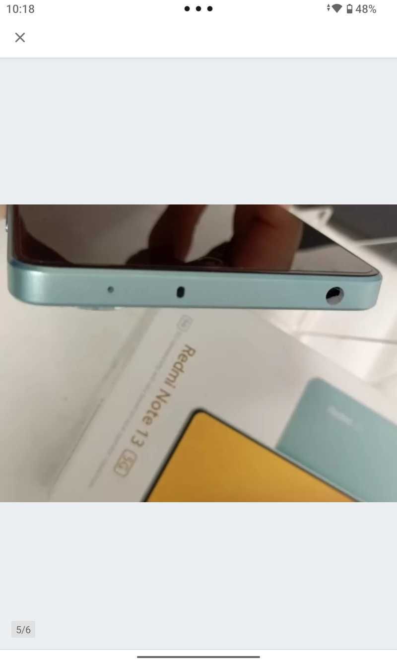SUPER telefon redmi note 13 5G. Pamięć 8/256 gb