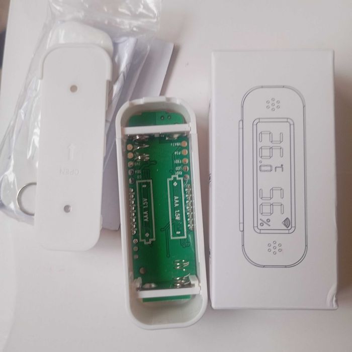 Термостат, wifi датчик температуры влажности ZigBee, гигрометр Tuya