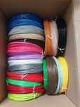 Filament PLA 1.75mm do długopisu 3D w kręgach 12x100g - 400m - kolory