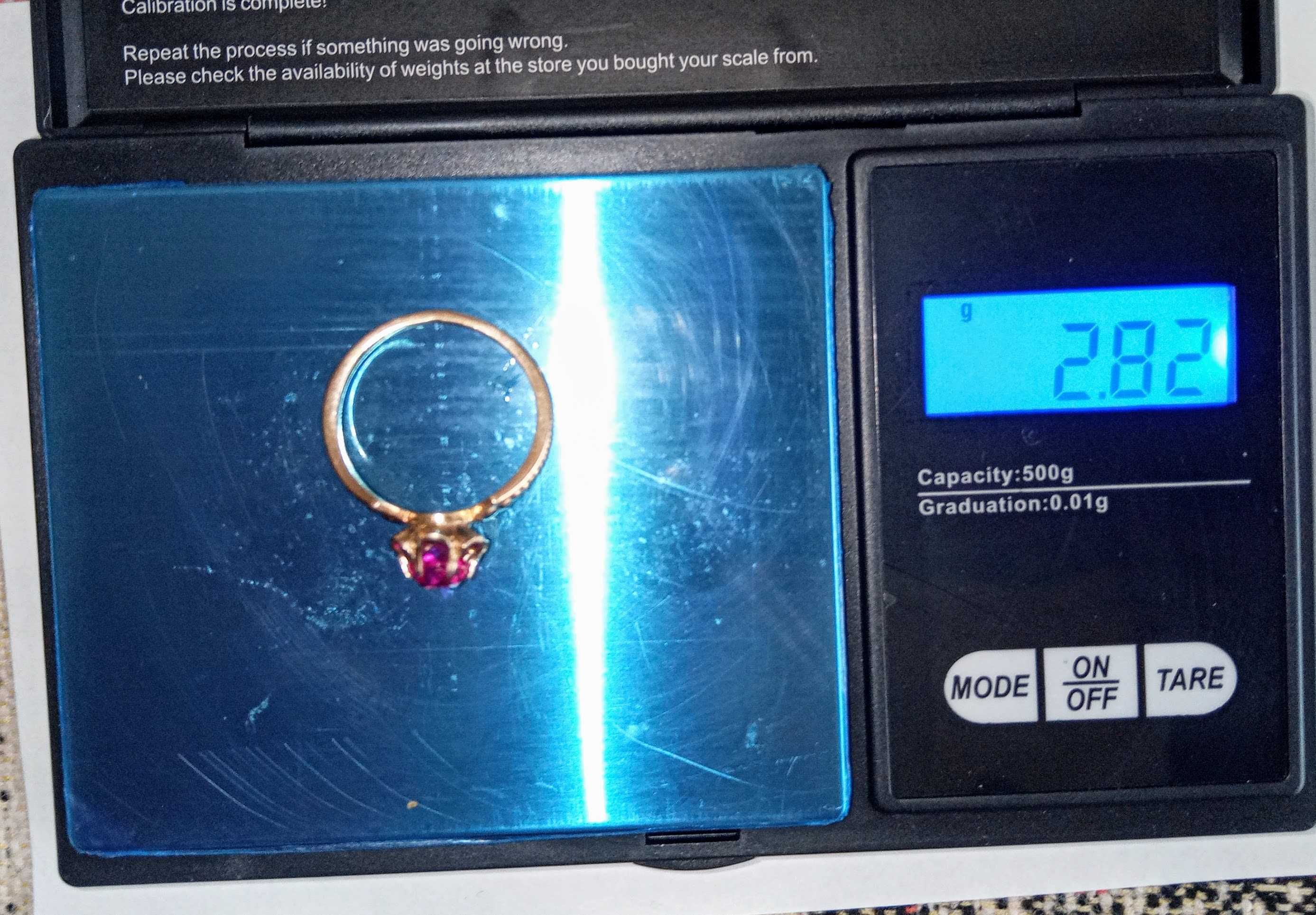 Серебренное кольцо и серьги 875пр. в позолоте комлект