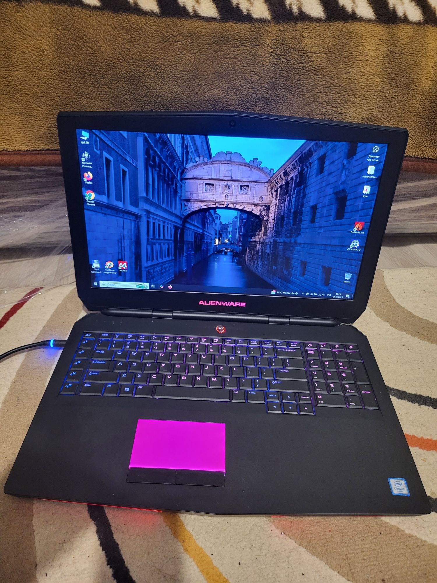 Потужний ігровий Dell Alienware 17 R3 i7-6820HK 16GB/512Gb GTX980M 8Gb