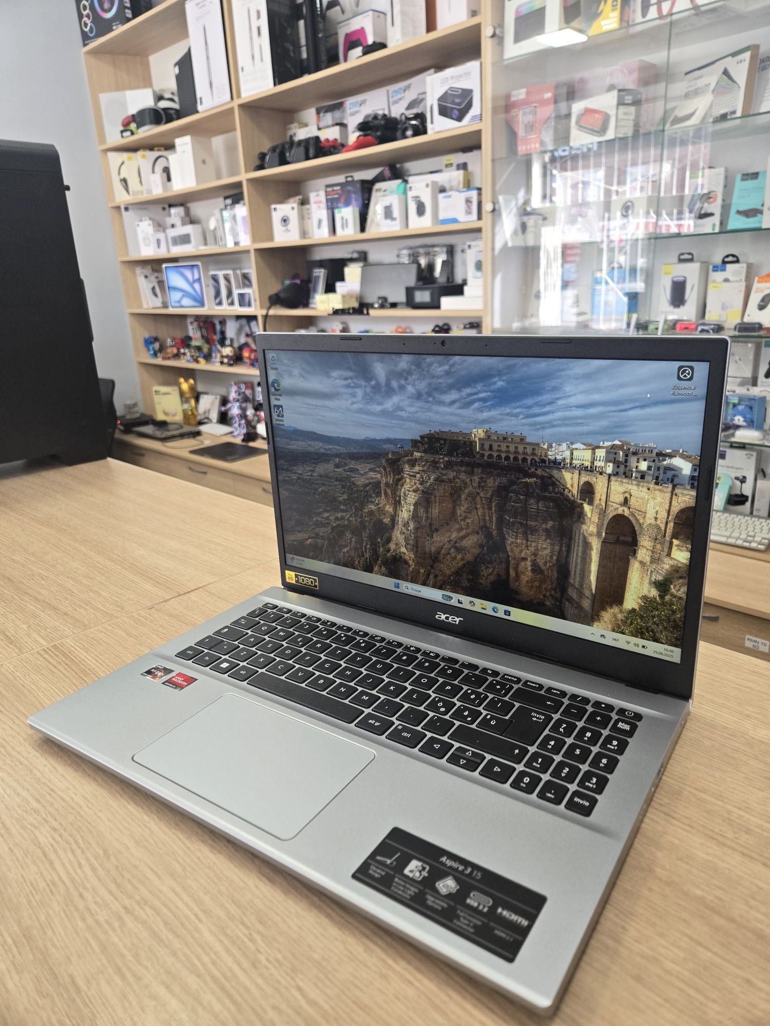 Сучасний ноутбук Acer 15 2024/Ryzen 5/16/512/Гарантія/Магазин