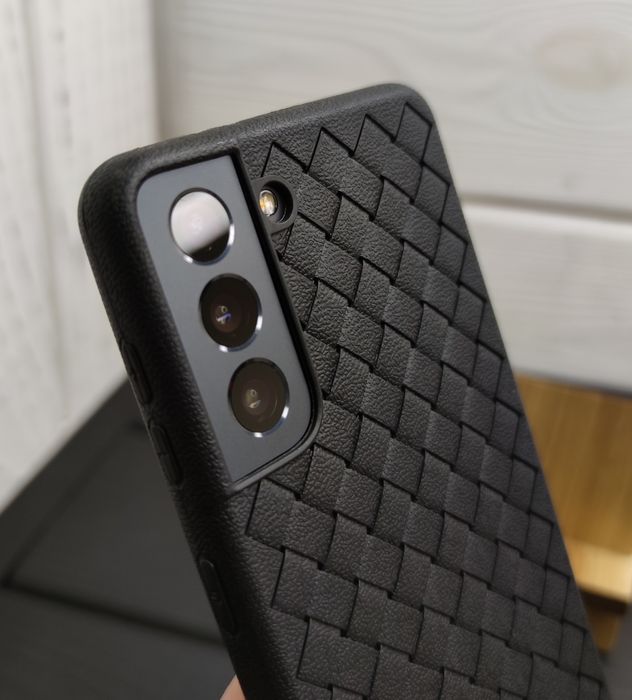 Чехол тонкий плетенка на Samsung S21/ S21 Plus/ S21 Ultra Чохол