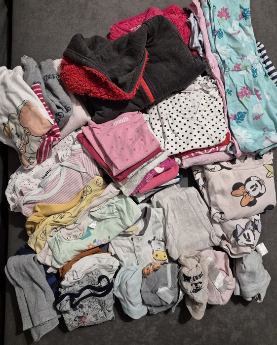 Paka ubranek dla dziewczynki r.86/92 paka ubrań