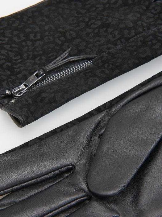 Кожа на флисе перчатки reserved оригинал две модели