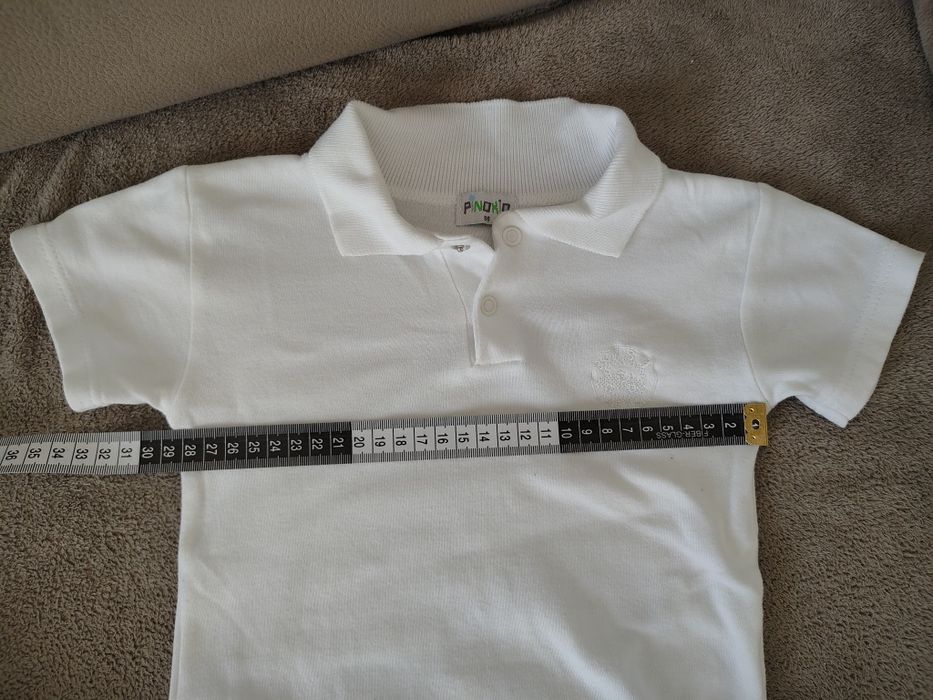 Body koszulka polo białe rozm 98