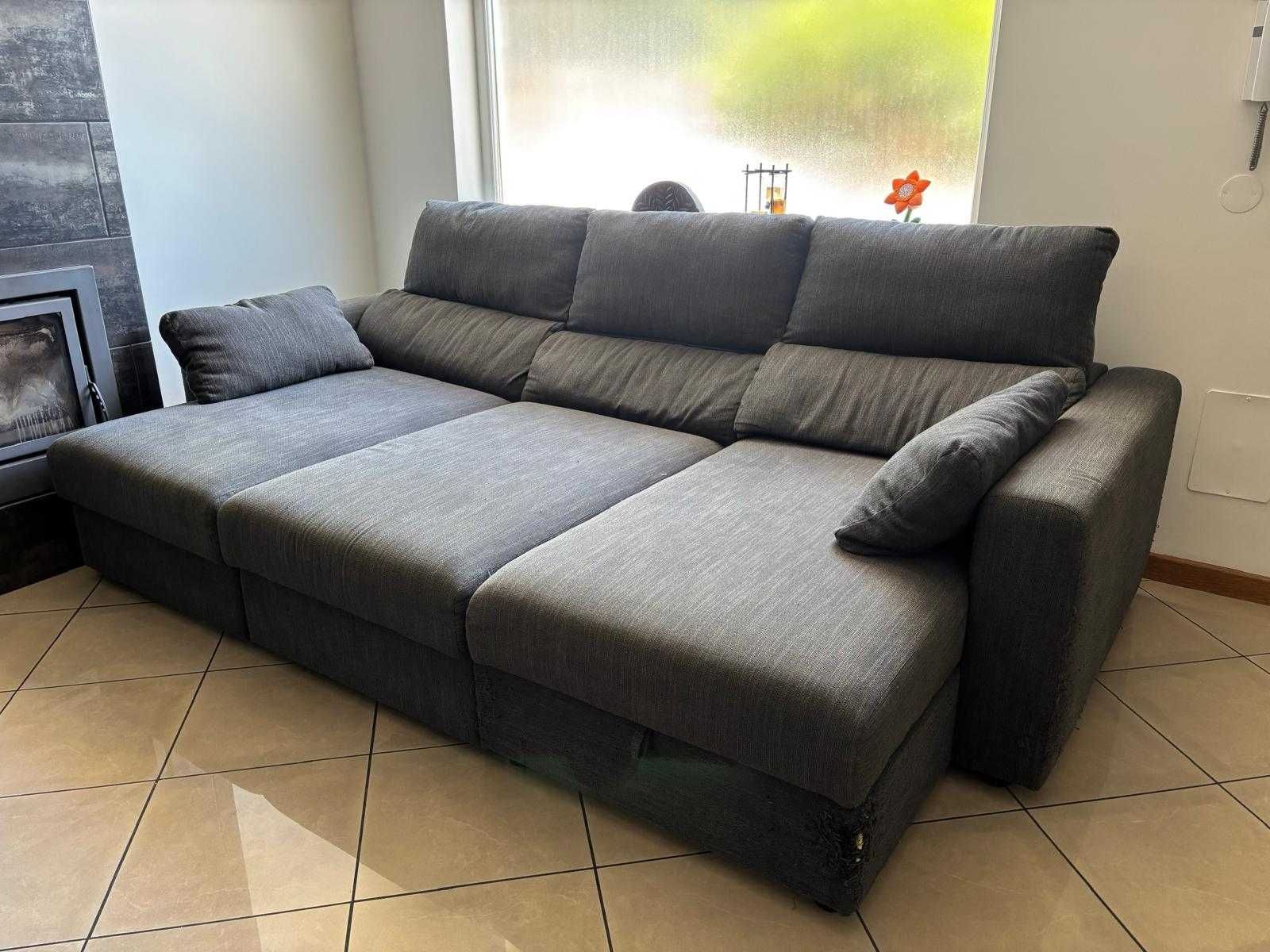 Sofá Ikea 3 Lugares com chaise longue