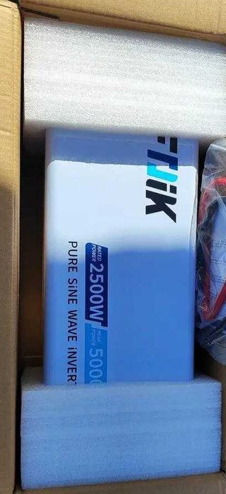 Інвертор FDIK 5000W 12В → 220В Чистий синус LCD-дисплей Рік гарантії