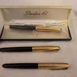 Lote  Parker - 5 canetas e 1 lapiseira