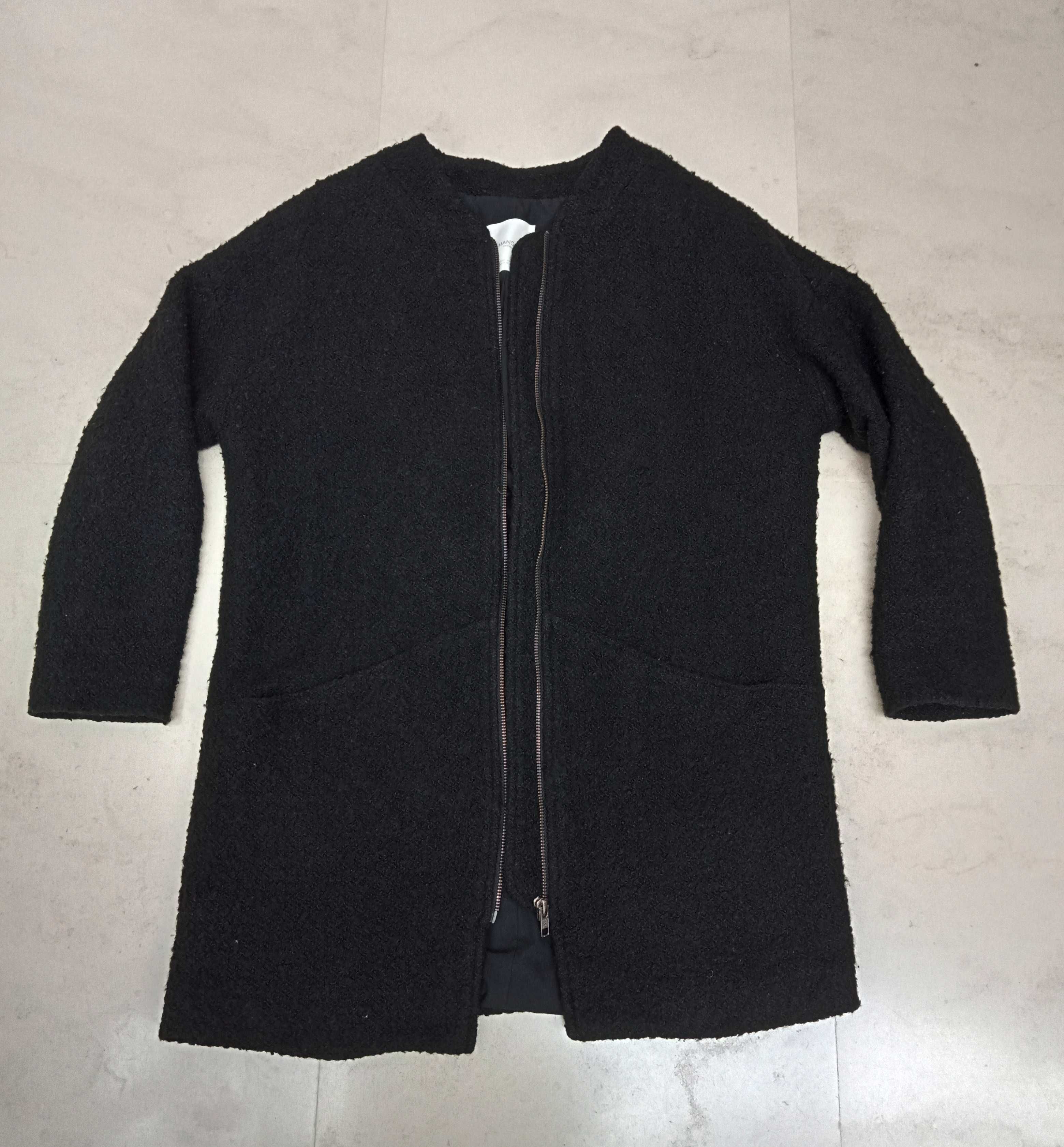 Casaco preto Mango