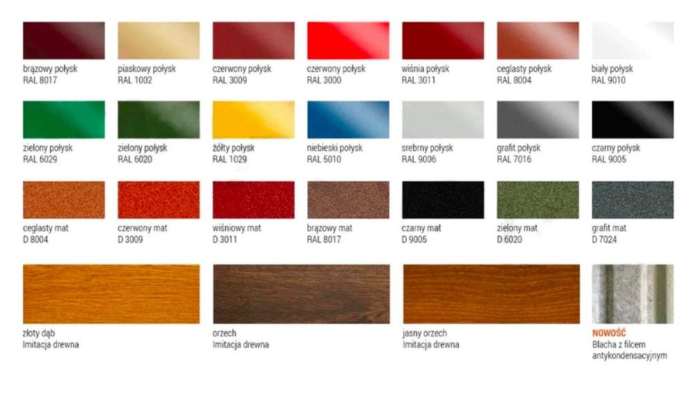 Garaż Blaszany -Orzech| Blaszak |Garaże | Wiaty | Kojce | - ESSTAL*