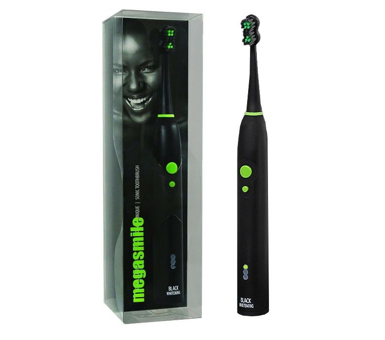 Гидро-активная звуковая зубная щетка Megasmile Black Whitening Sonic