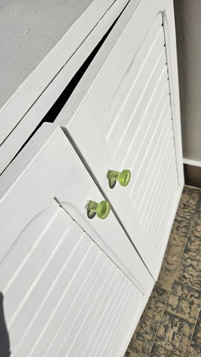 Szafka tarasowa biala