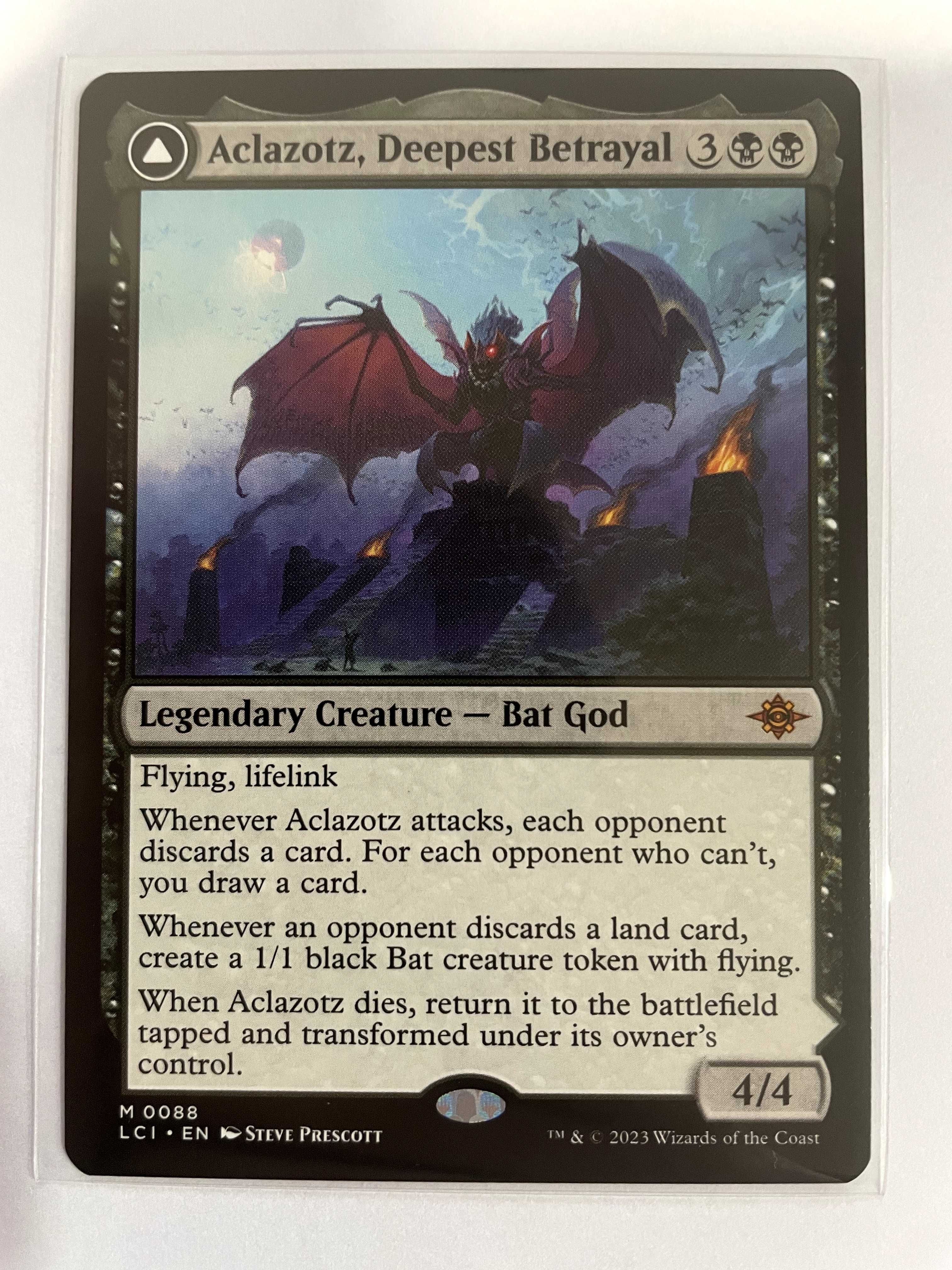 Magic: The Gathering Aclazotz, Deepest Betrayal // Temple of the Dead