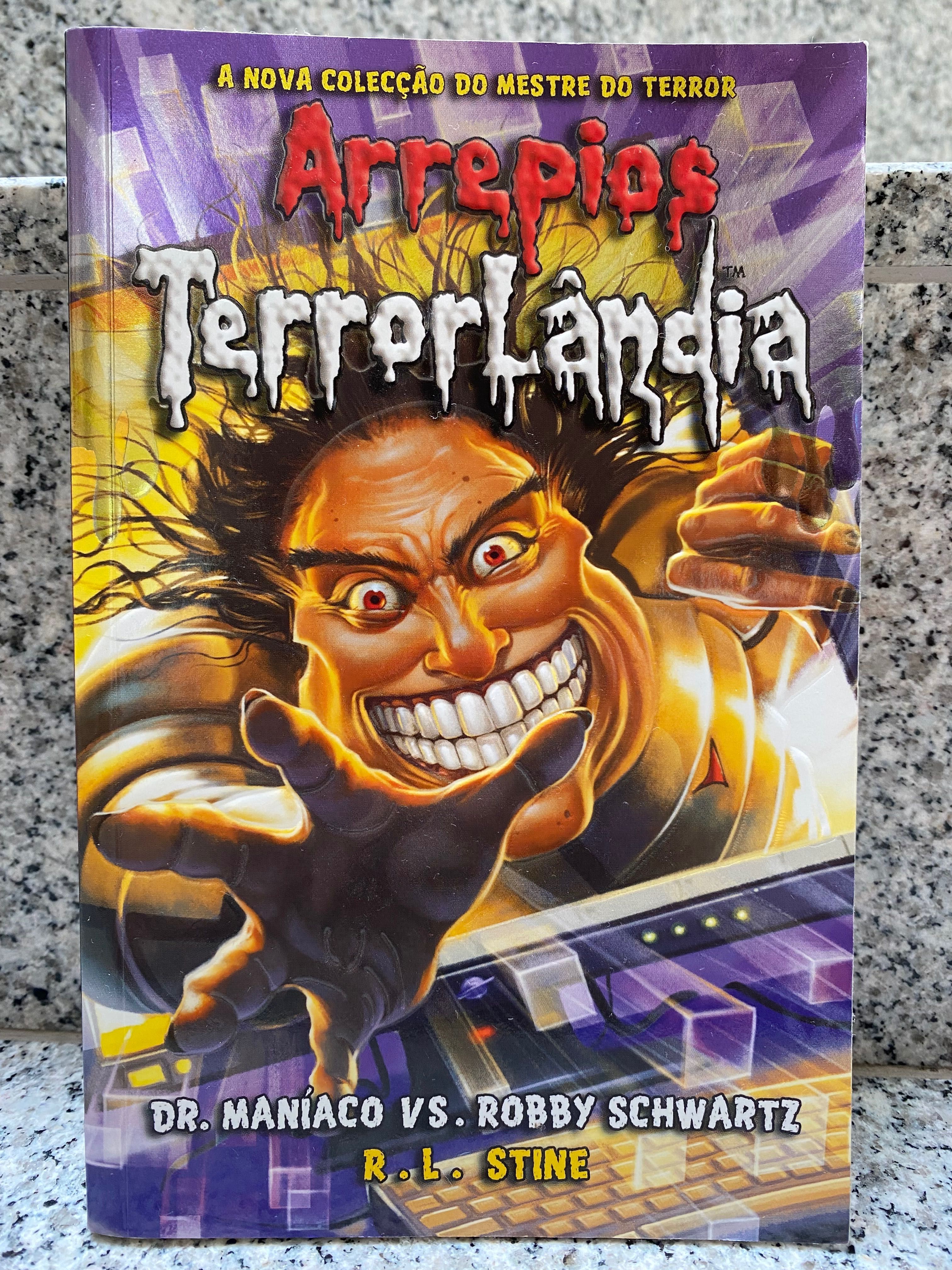 Livro Arrepios - Dr Maníaco vs Robby Schwartz de R. L. Stine