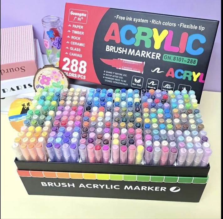 оригінальні акрилові маркери guangna 288
