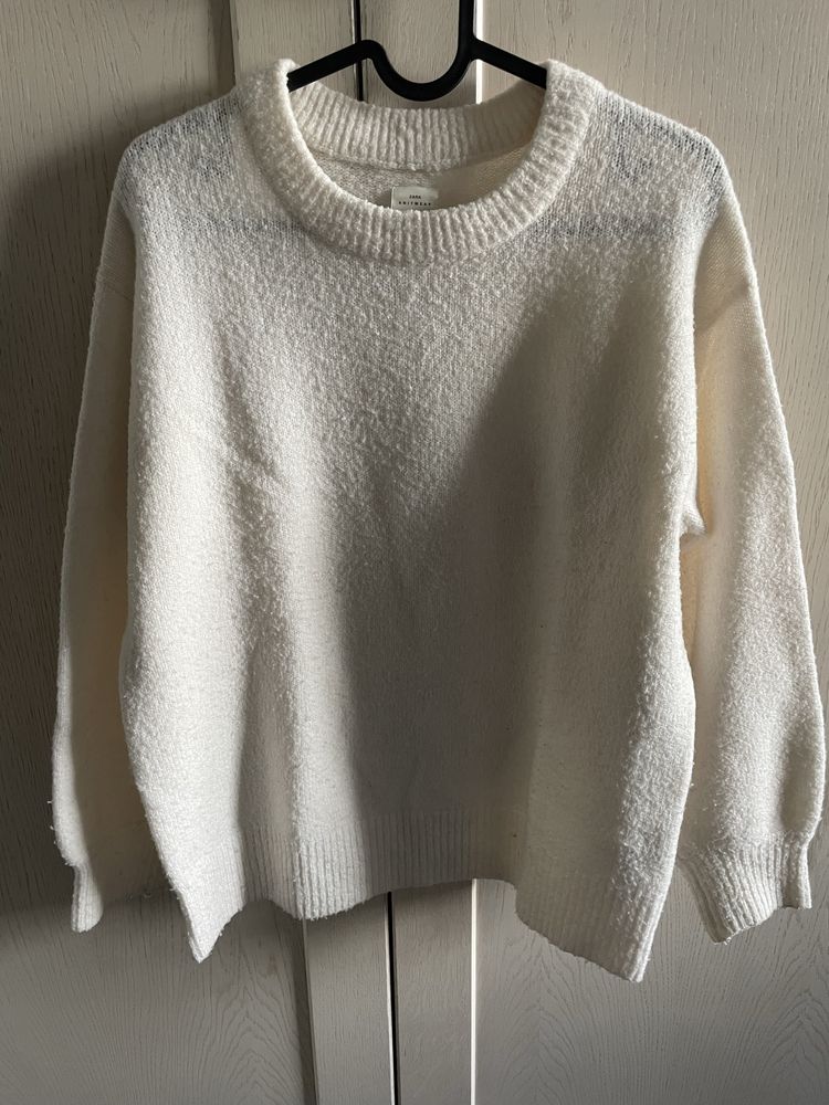 Zara Girls Sweter kremowy, rozmiar 164cm 13/14lat
