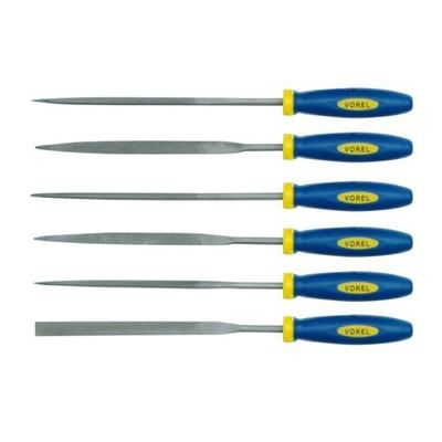 Pilniki do metalu iglaki 180mm kpl 6szt Vorel