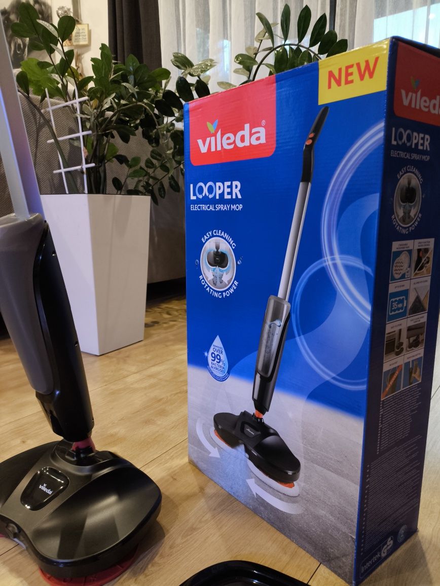 Vileda Looper, elektryczny mop - stan jak nowy! nowy