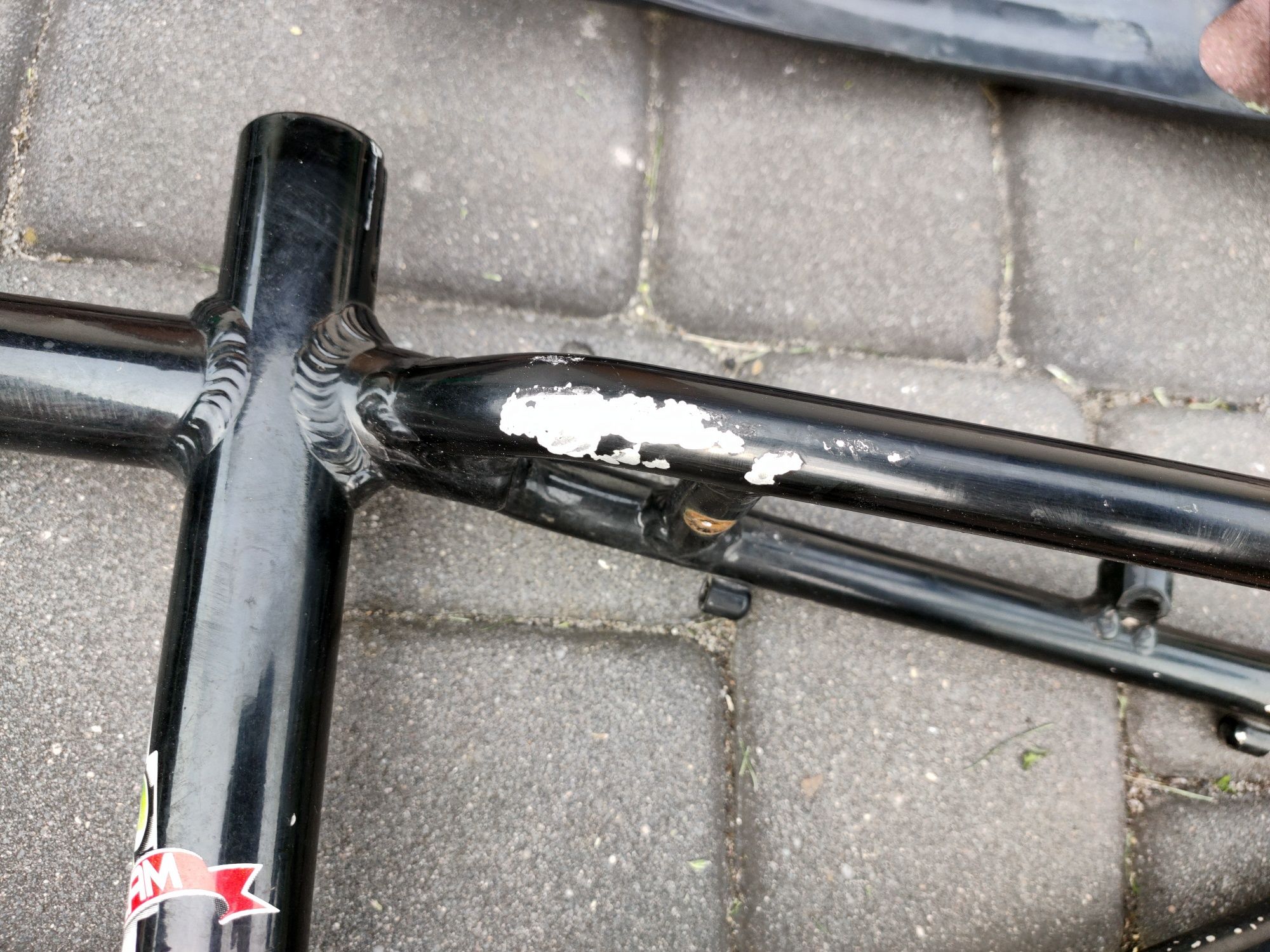 Frameset roweru dziecięcego Merida Raptor. Zestaw