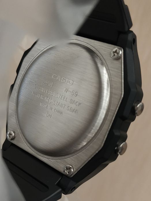 Часы мужские Casio WR 50M/5Bar W-59-1VQES Гарантия Касио Годинник