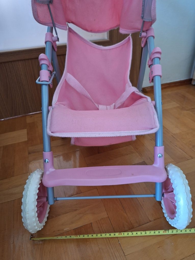 Wózek spacerówka dla lalek różowy
