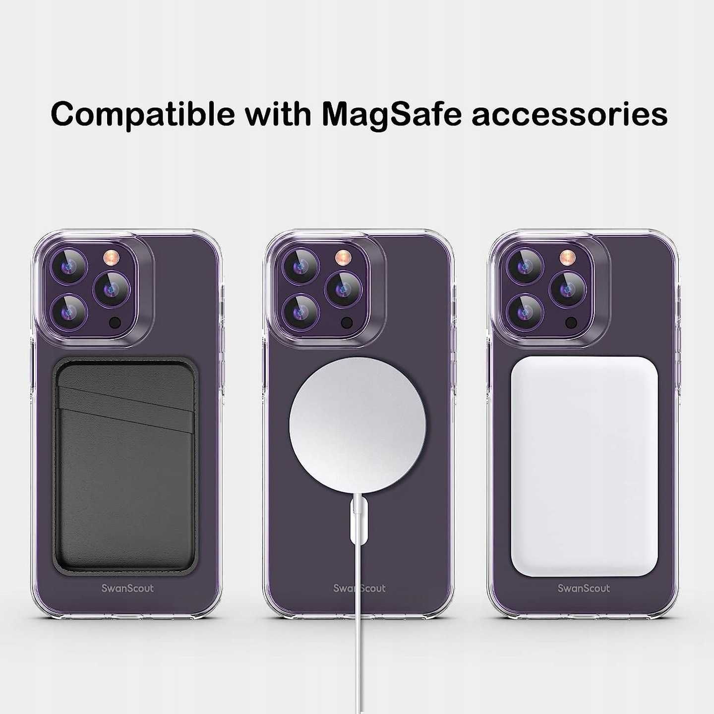 Plecki Magsafe etui do iPhone 14 Pro MAX bezbarwny