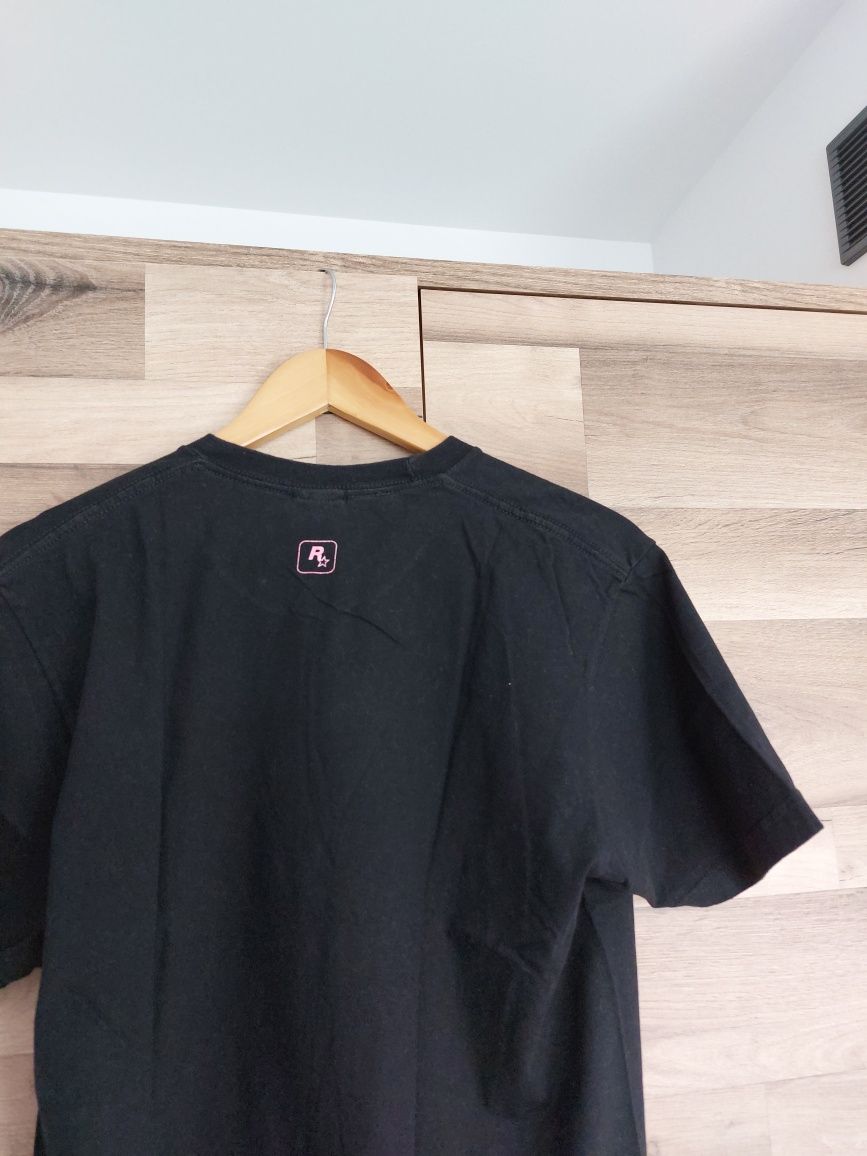Official T-shirt GTA Vice City 10th Anniwersary Rockstar Games roz L