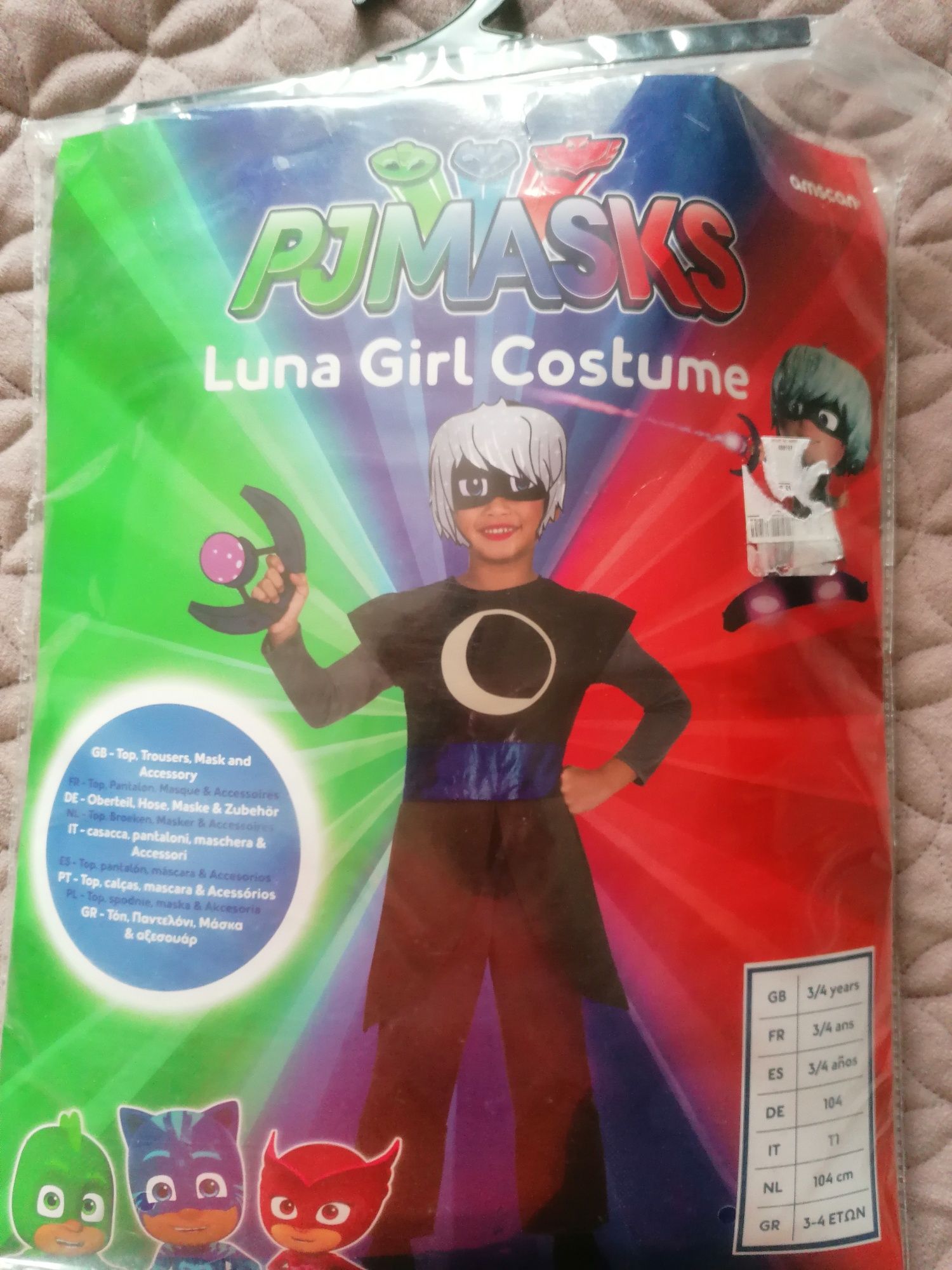 Kostium Luna Girls PJ Masks Pidżamersi