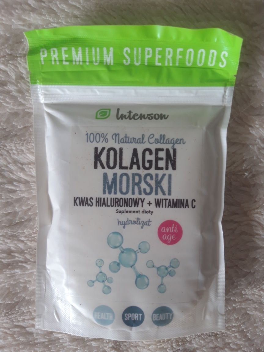 Kolagen morski + kwas hialuronowy + witamina C