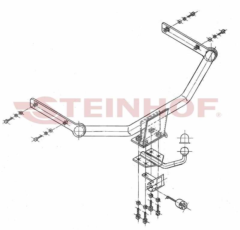 HAK HOLOWNICZY + Wiązka do Seat Leon I Hatchback od 2000 do 2005