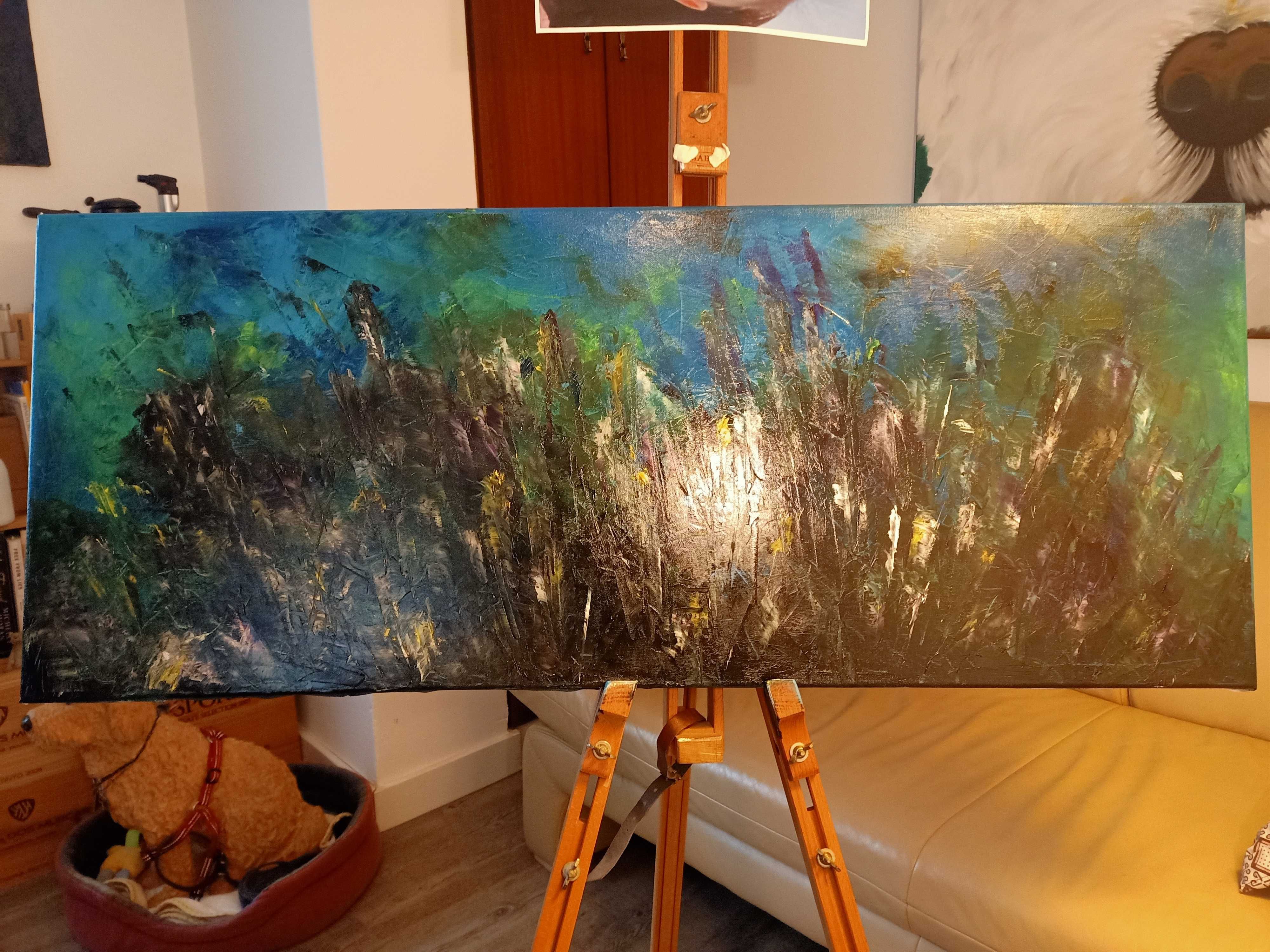 Pintura a Oleo sobre tela 100 x 40