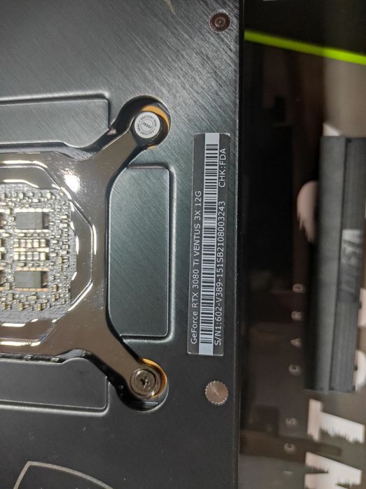 MSI GeForce RTX 3080 Ti VENTUS 3X 12G OC