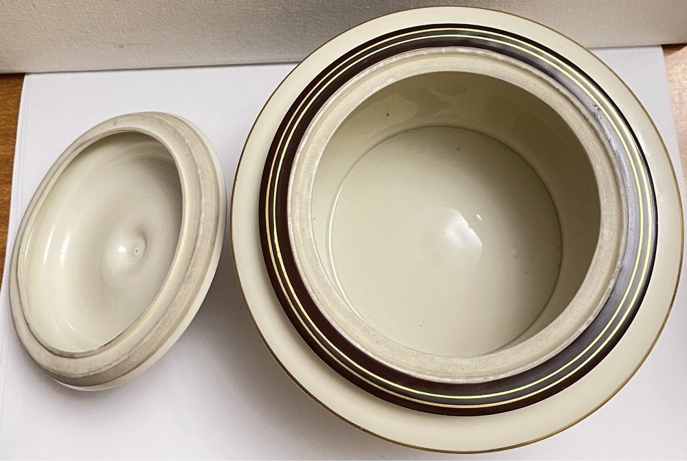 Stara bomboniera porcelanowa Mitterteich Bavaria sygnowana lata 30-40