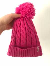Różowa czapka z pomponem 4F