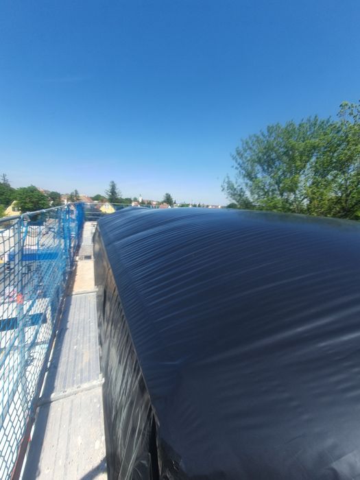 Folia Silosowa firmy Triosilo Trioblack o wymiarach 16m x 25m