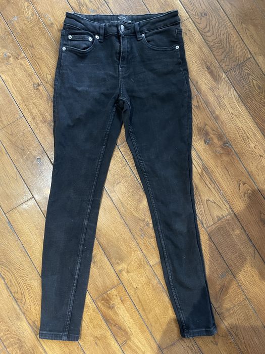 jeansy damskie czarne skinny reserved xs