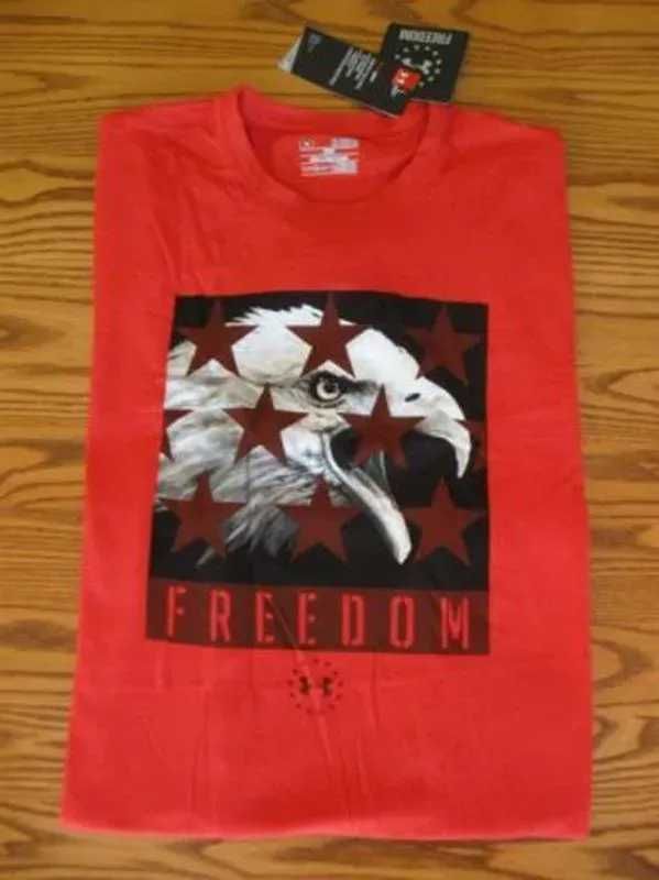 Футболка  under armour americana freedom eagle