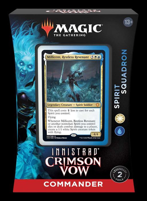 MTG Commander: Spirit Squadron -Deck/Ultra Pro/Dragon shields