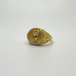 TANIO! Sygnet pierścionek ring obrączka czaszka złota diamenty