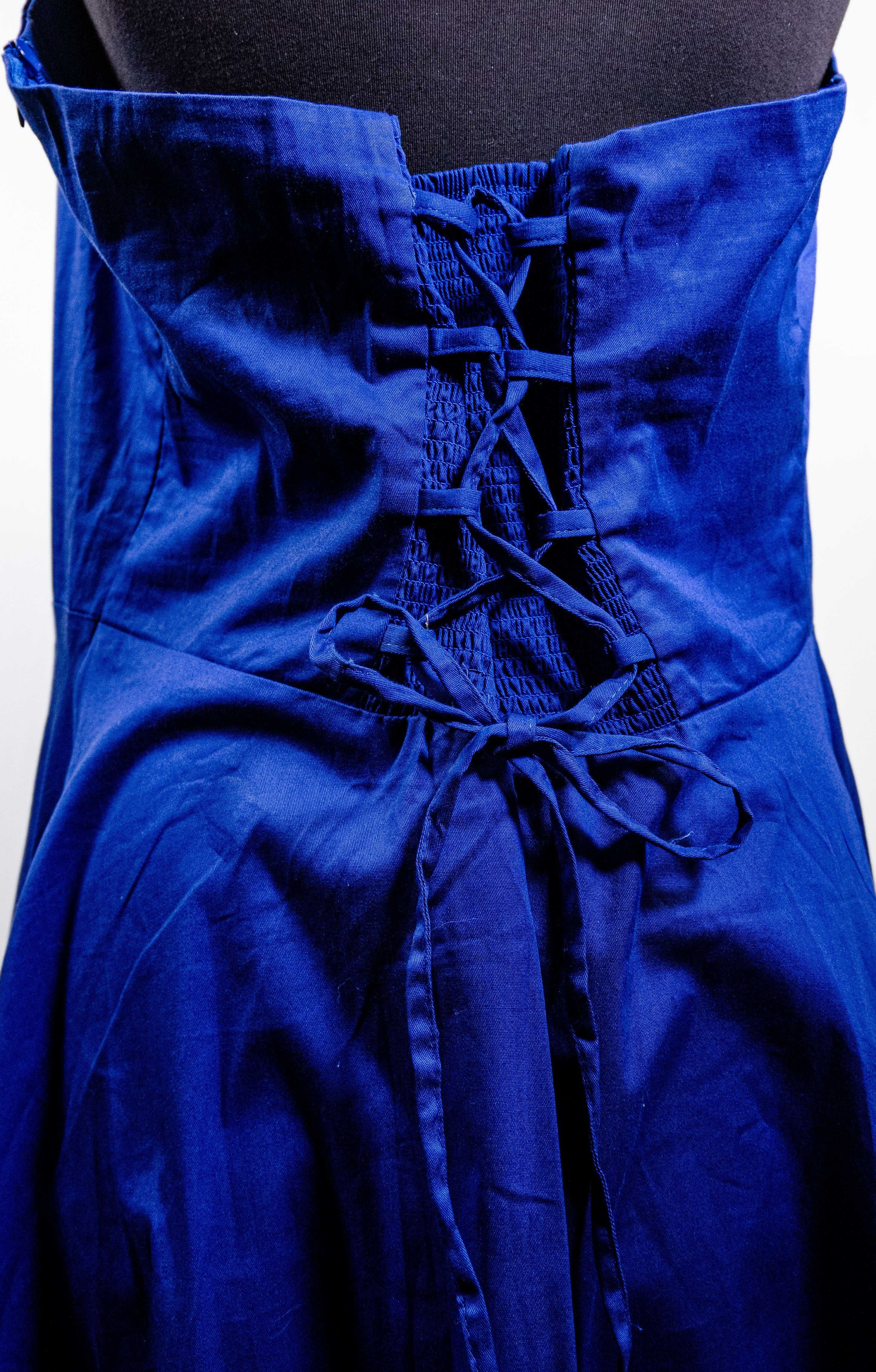 Платье синее женское