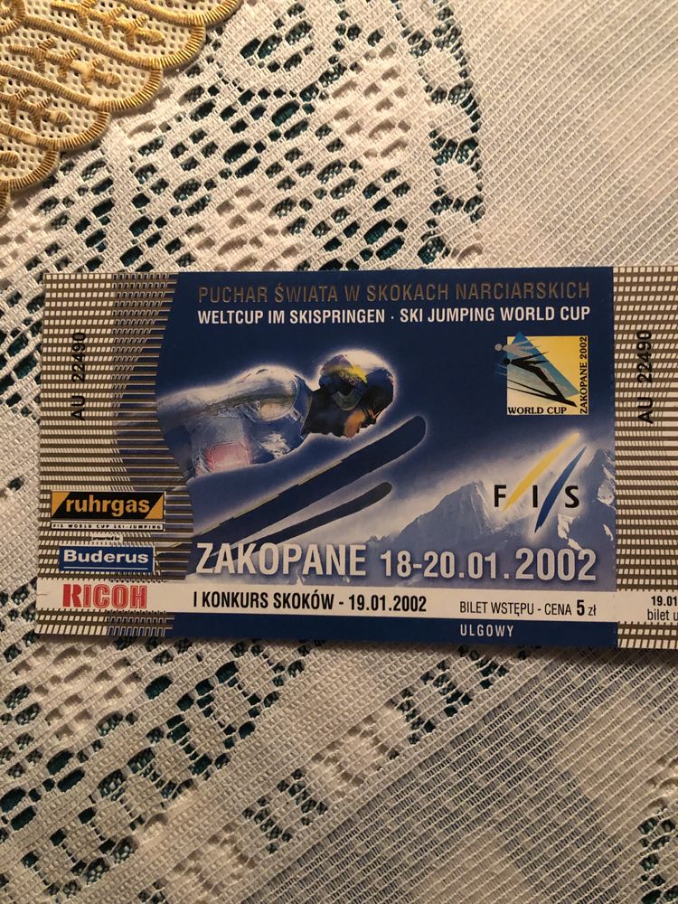 Bilet Zakopane 2002 r