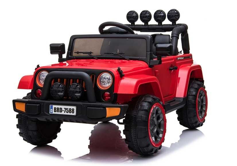 Samochód Autko na akumulator Jeep samochód Pilot Skóra Eva 4x4