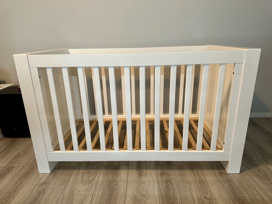 Łóżeczko Kidsmill Somero II White Glossy + Materac Babys-zone