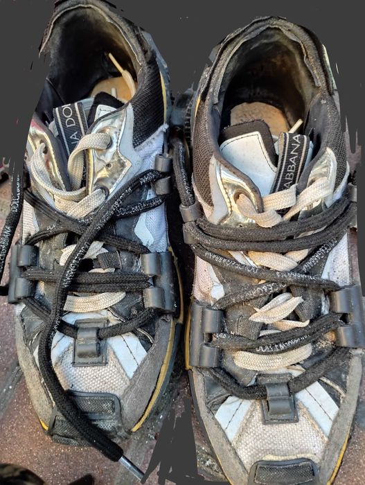 Срочно ! Кроссовки мужские Dolce & Gabbana Space Grey Black  серые