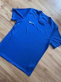 Nike niebieski tshirt męski sportowy L