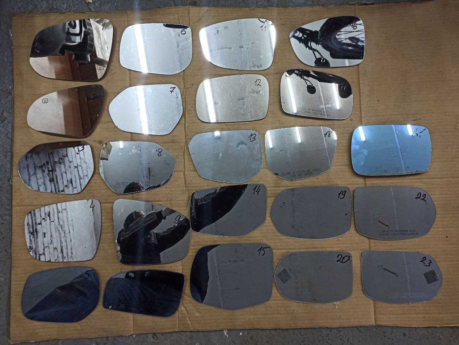 Зеркала-Корпус, зеркальные элементы, вкладыши автомобильных зеркал.