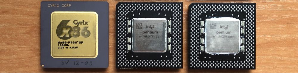 Stare procesory CYRIX, INTEL Pentium MMX