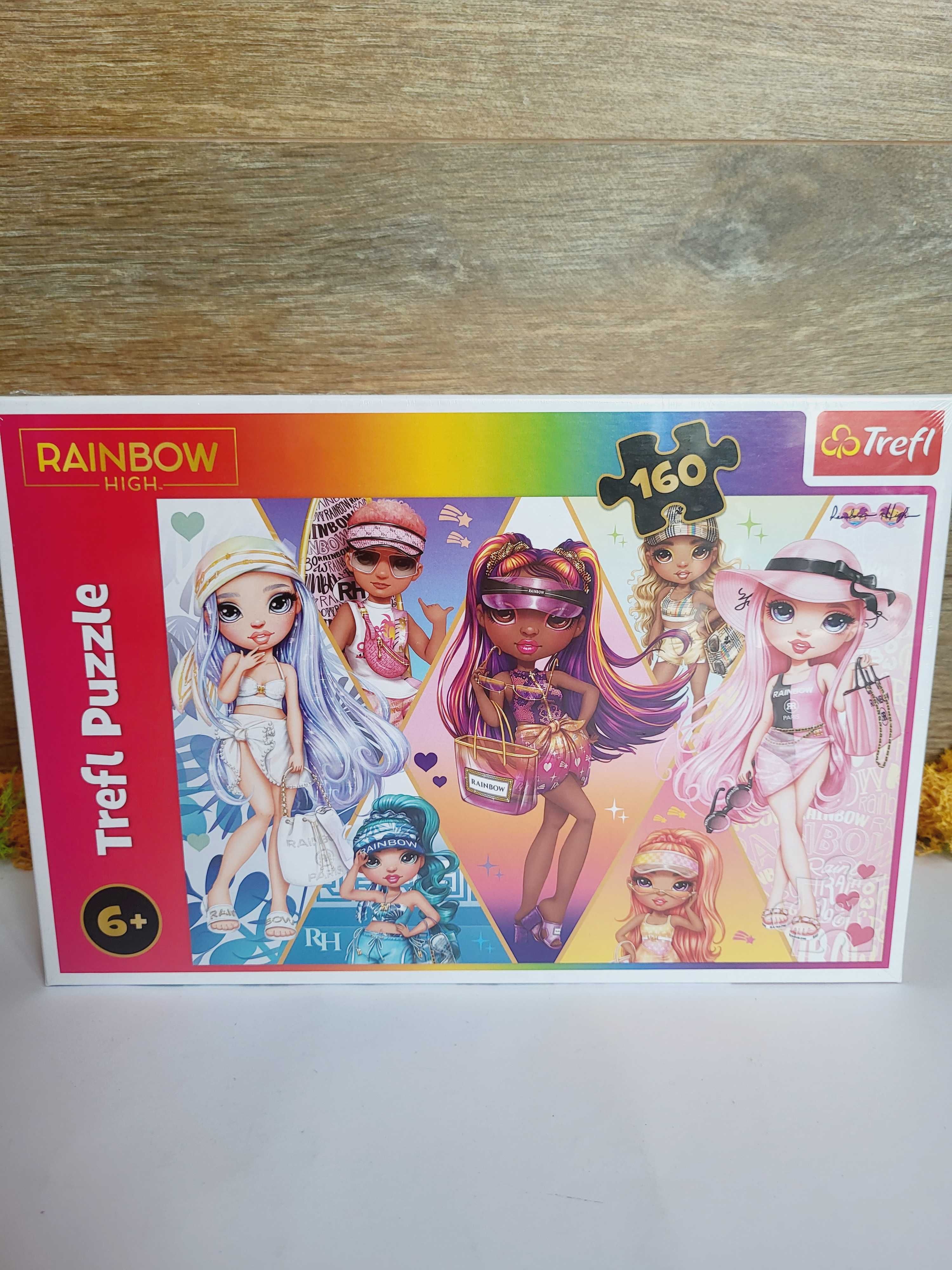 Puzzle Rainbow High 160 elementów układanka modelki Trefl 6+