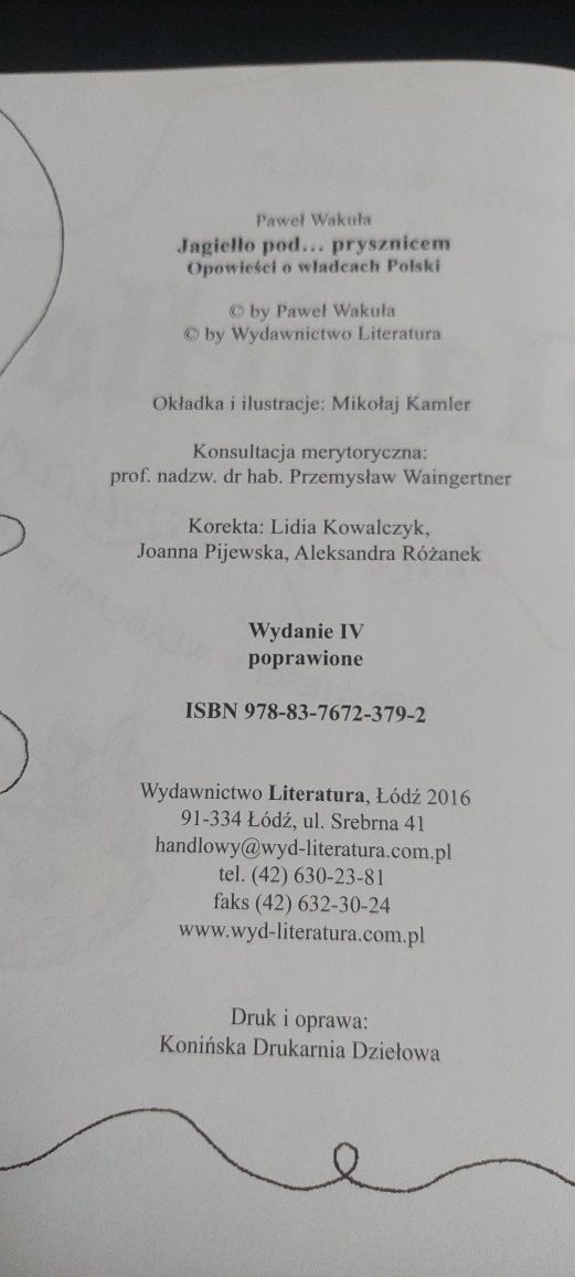 Książka Jagiełło pod prysznicem Paweł Wakuła